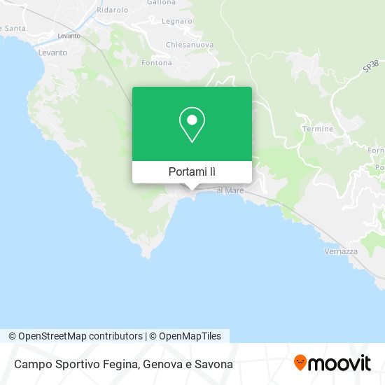 Mappa Campo Sportivo Fegina