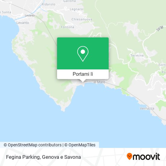 Mappa Fegina Parking