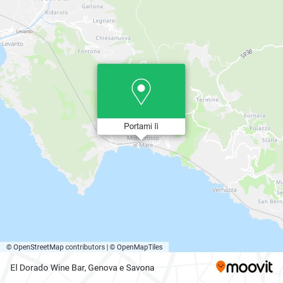 Mappa El Dorado Wine Bar