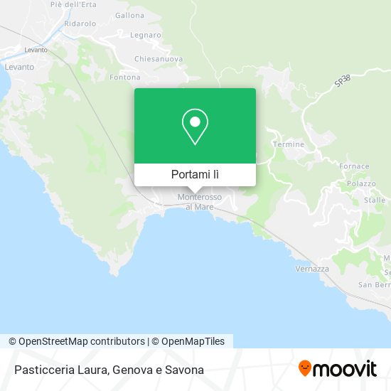 Mappa Pasticceria Laura