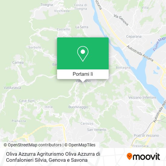 Mappa Oliva Azzurra Agriturismo Oliva Azzurra di Confalonieri Silvia