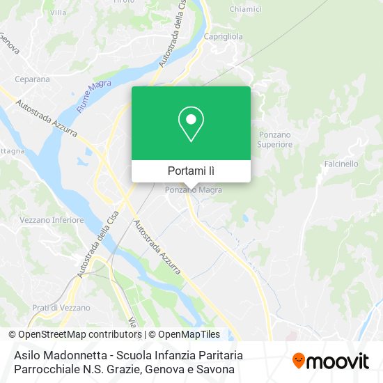 Mappa Asilo Madonnetta - Scuola Infanzia Paritaria Parrocchiale N.S. Grazie