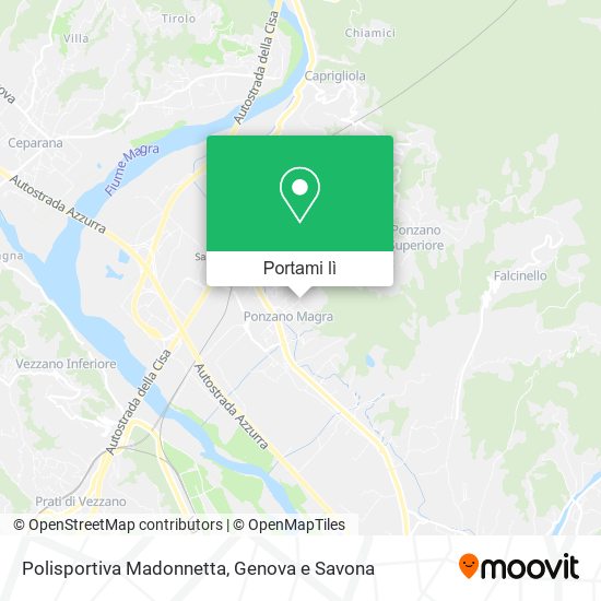 Mappa Polisportiva Madonnetta