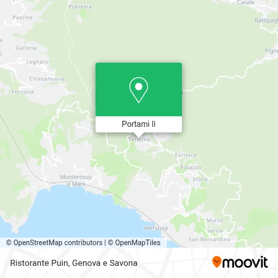 Mappa Ristorante Puin