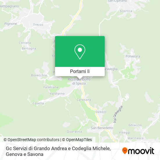 Mappa Gc Servizi di Grando Andrea e Codeglia Michele