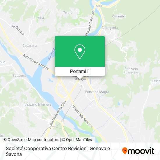 Mappa Societa' Cooperativa Centro Revisioni