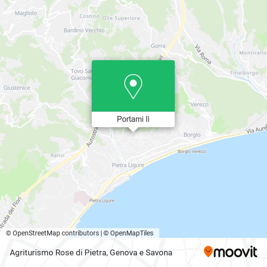 Mappa Agriturismo Rose di Pietra