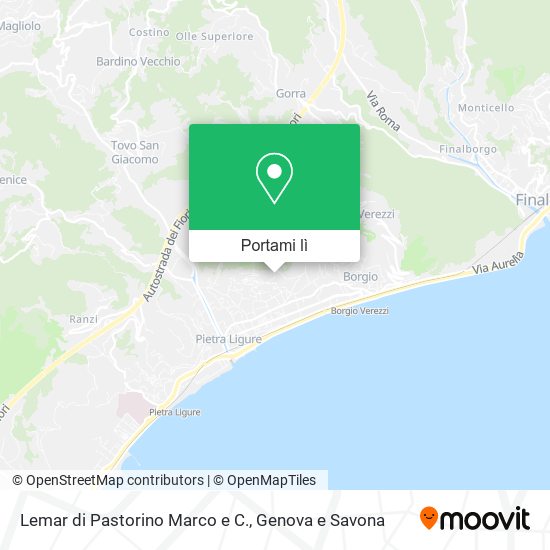 Mappa Lemar di Pastorino Marco e C.