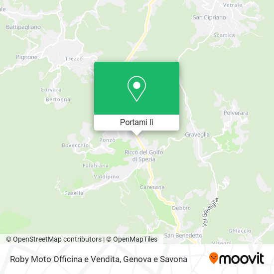 Mappa Roby Moto Officina e Vendita