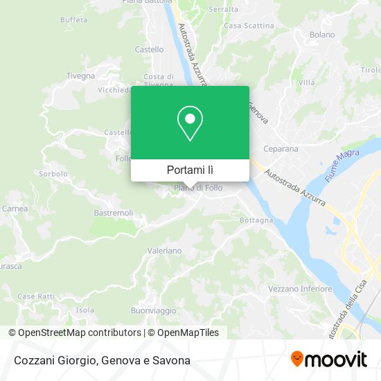 Mappa Cozzani Giorgio
