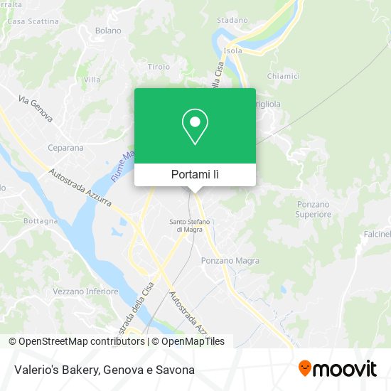 Mappa Valerio's Bakery