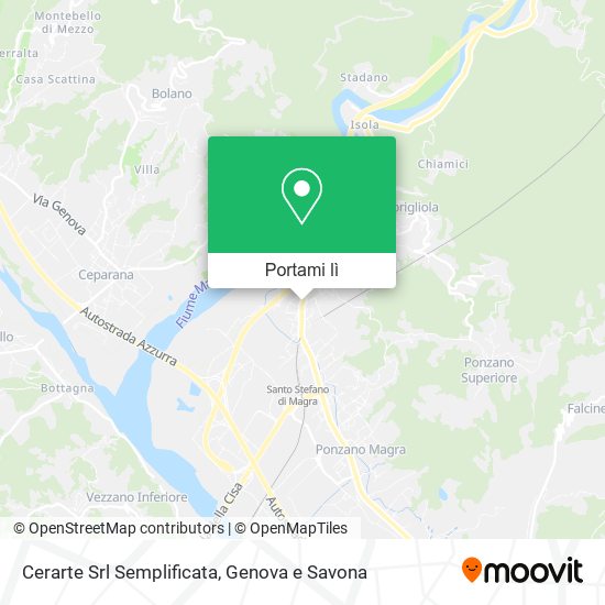 Mappa Cerarte Srl Semplificata