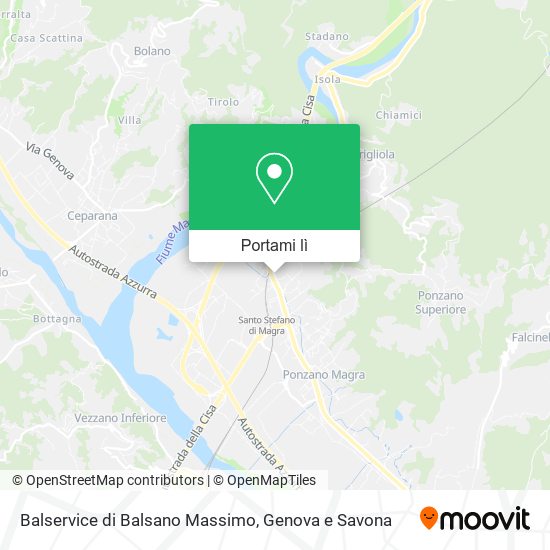 Mappa Balservice di Balsano Massimo