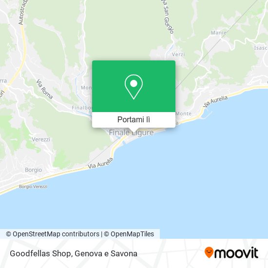 Mappa Goodfellas Shop