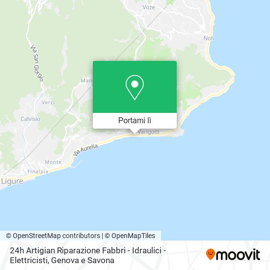 Mappa 24h Artigian Riparazione Fabbri - Idraulici - Elettricisti