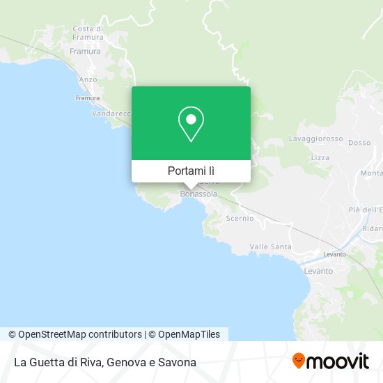 Mappa La Guetta di Riva