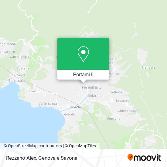 Mappa Rezzano Alex