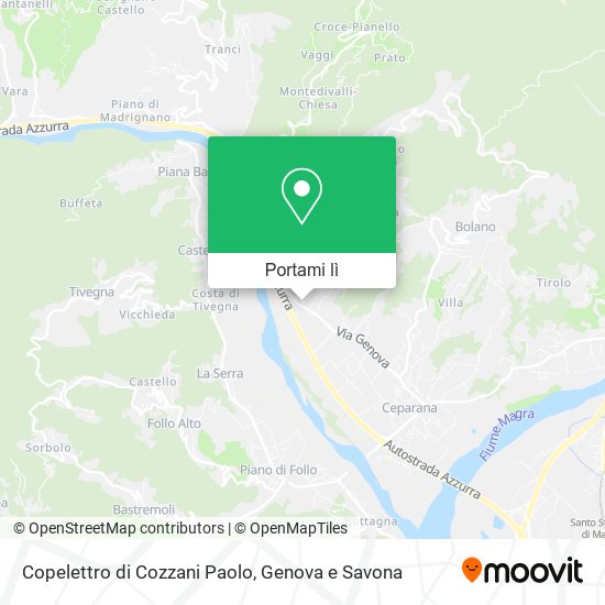 Mappa Copelettro di Cozzani Paolo