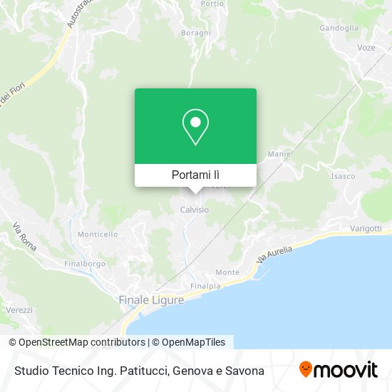Mappa Studio Tecnico Ing. Patitucci