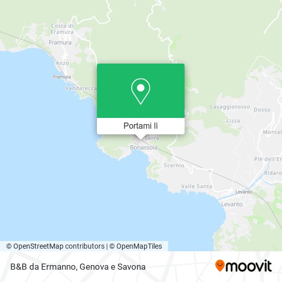 Mappa B&B da Ermanno