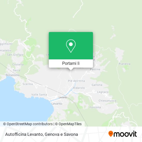 Mappa Autofficina Levanto