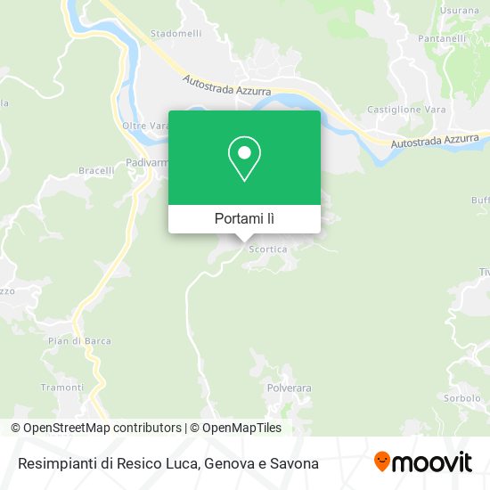 Mappa Resimpianti di Resico Luca