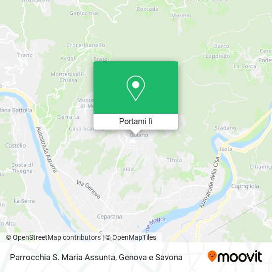 Mappa Parrocchia S. Maria Assunta