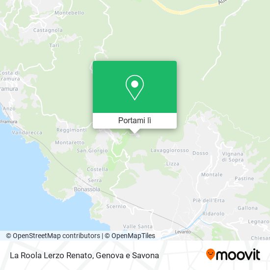 Mappa La Roola Lerzo Renato