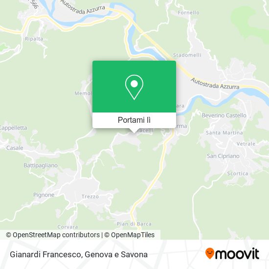 Mappa Gianardi Francesco
