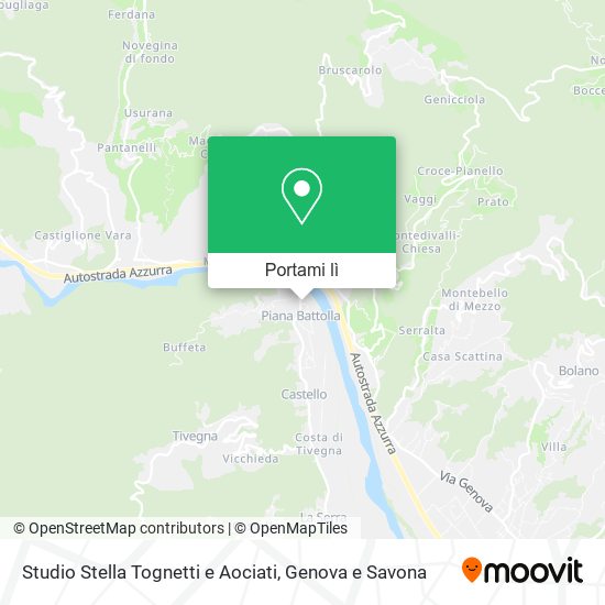 Mappa Studio Stella Tognetti e Aociati