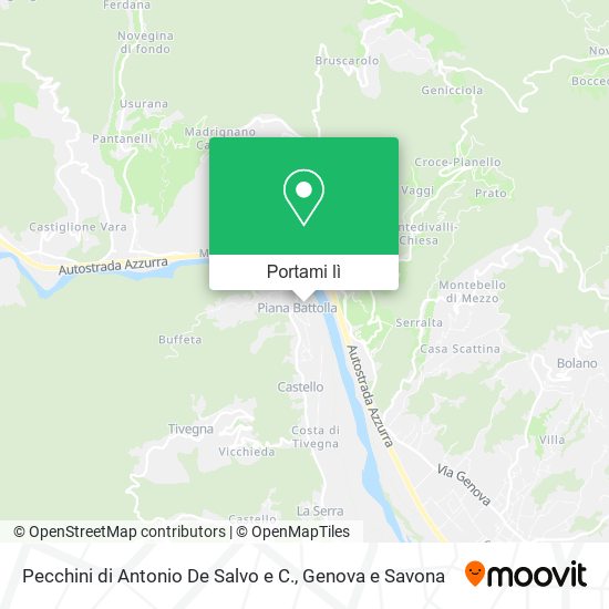 Mappa Pecchini di Antonio De Salvo e C.