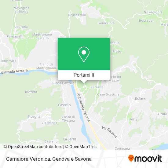 Mappa Camaiora Veronica