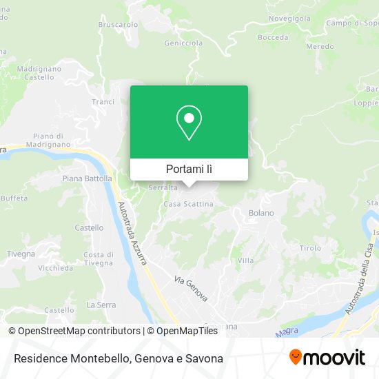 Mappa Residence Montebello