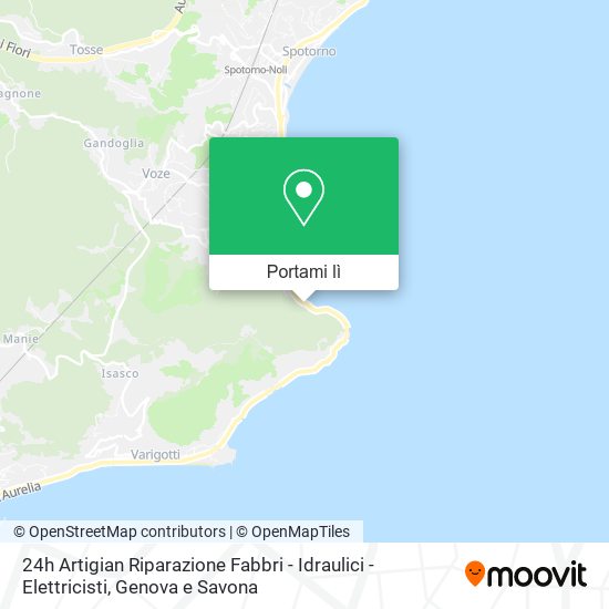Mappa 24h Artigian Riparazione Fabbri - Idraulici - Elettricisti
