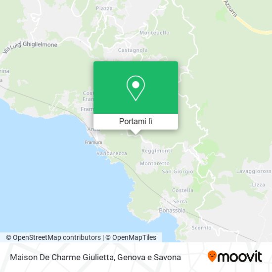 Mappa Maison De Charme Giulietta