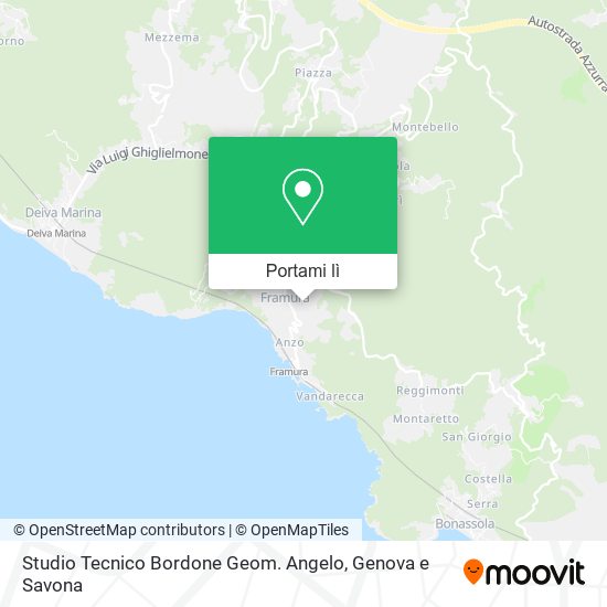 Mappa Studio Tecnico Bordone Geom. Angelo