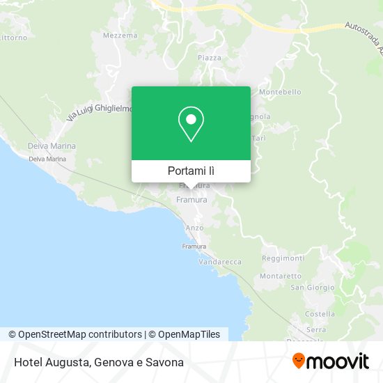 Mappa Hotel Augusta