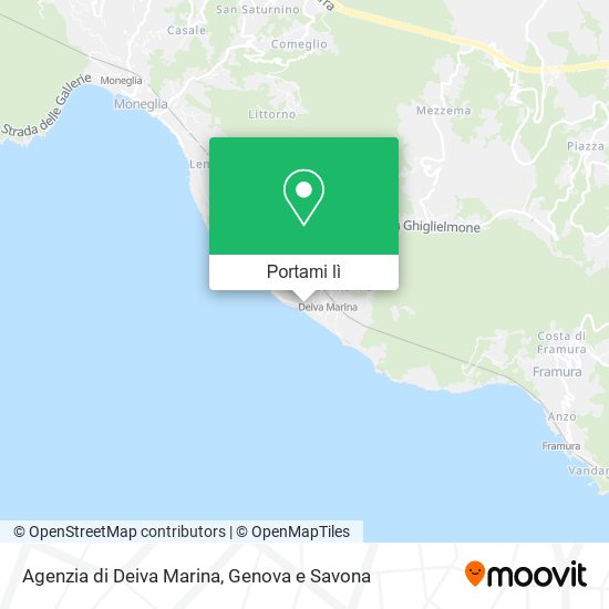 Mappa Agenzia di Deiva Marina