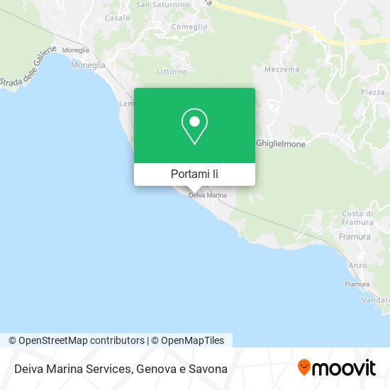 Mappa Deiva Marina Services