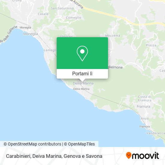 Mappa Carabinieri, Deiva Marina