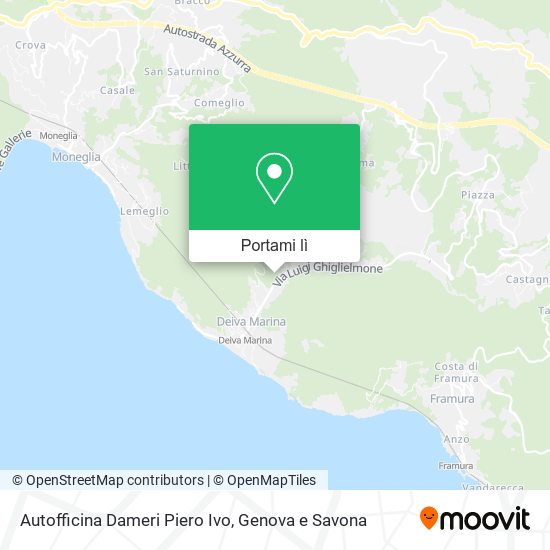 Mappa Autofficina Dameri Piero Ivo