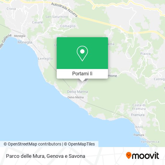 Mappa Parco delle Mura