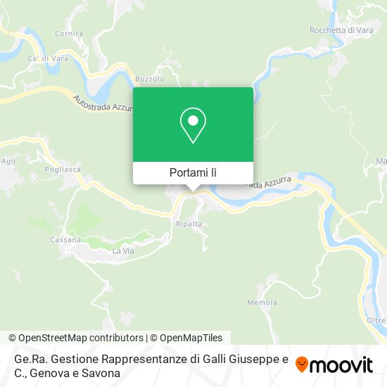 Mappa Ge.Ra. Gestione Rappresentanze di Galli Giuseppe e C.