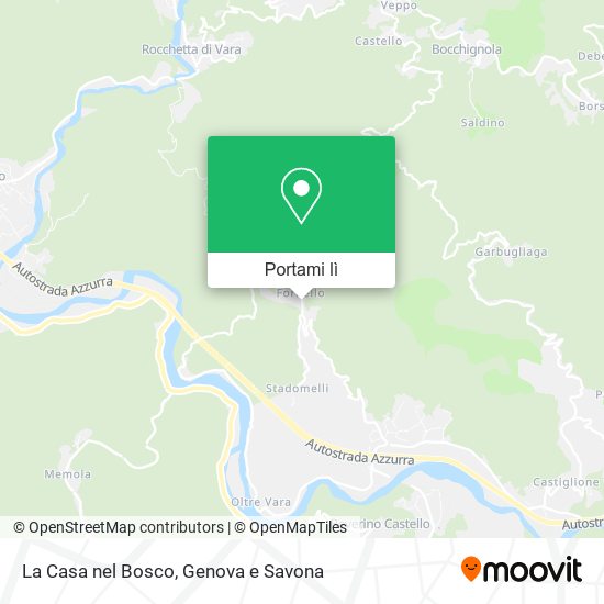 Mappa La Casa nel Bosco