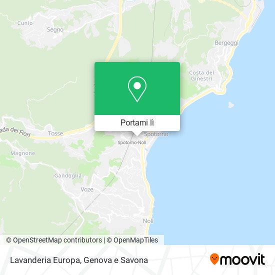 Mappa Lavanderia Europa