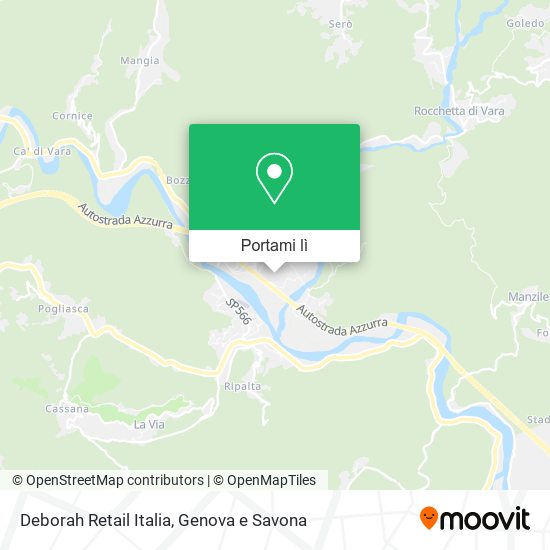 Mappa Deborah Retail Italia