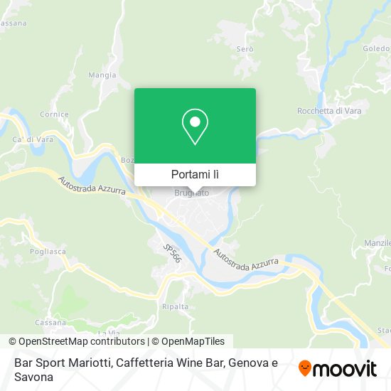 Mappa Bar Sport Mariotti, Caffetteria Wine Bar