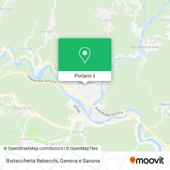 Mappa Bisteccheria Rebecchi