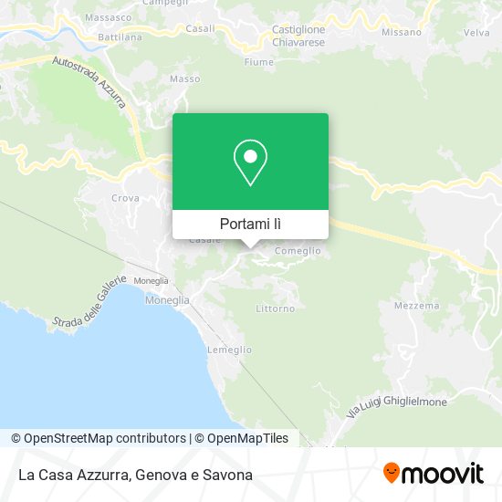Mappa La Casa Azzurra
