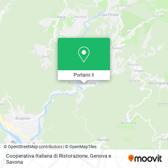 Mappa Cooperativa Italiana di Ristorazione